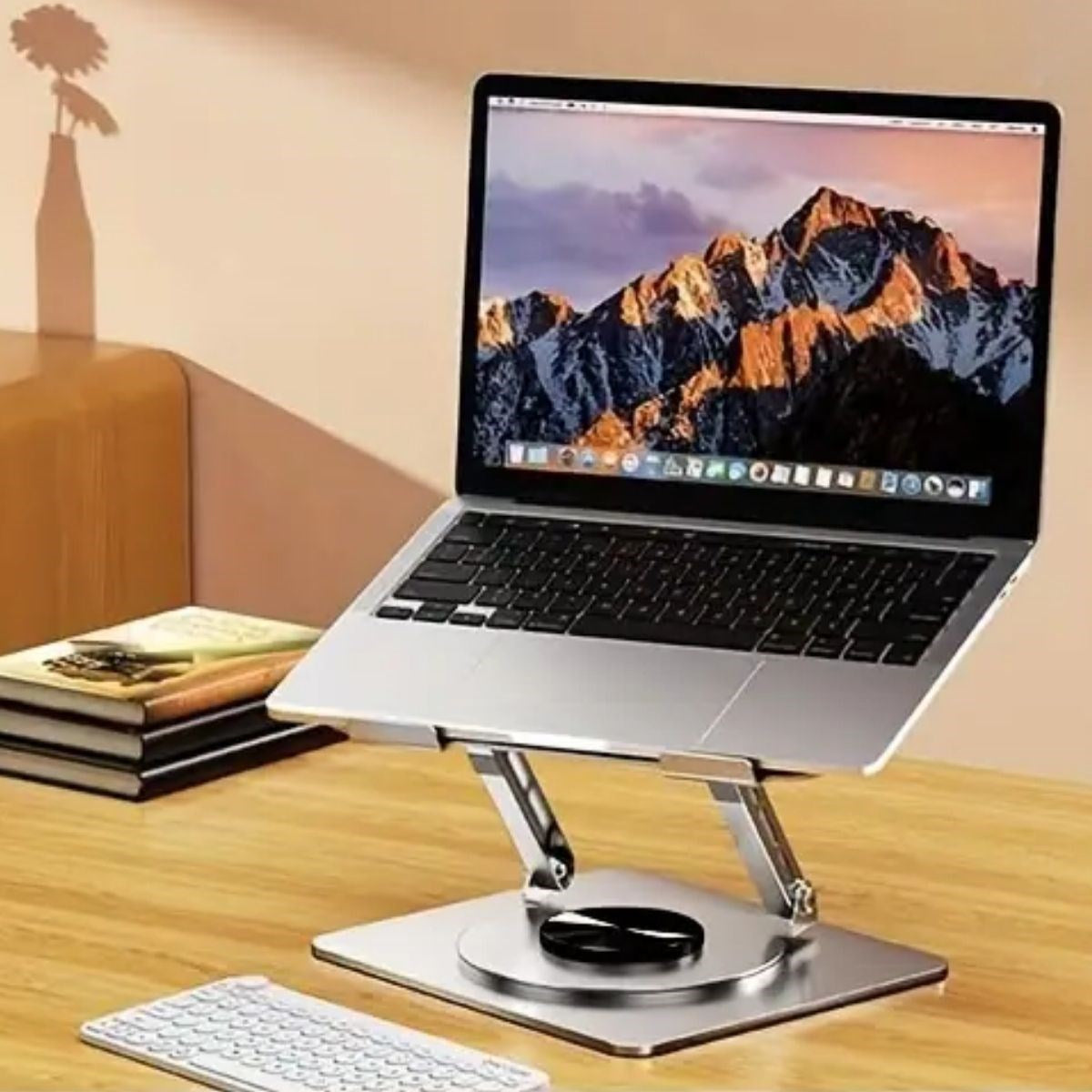 JetBura® 360 Derece Dönebilen Hava Aldıran Laptop Standı
