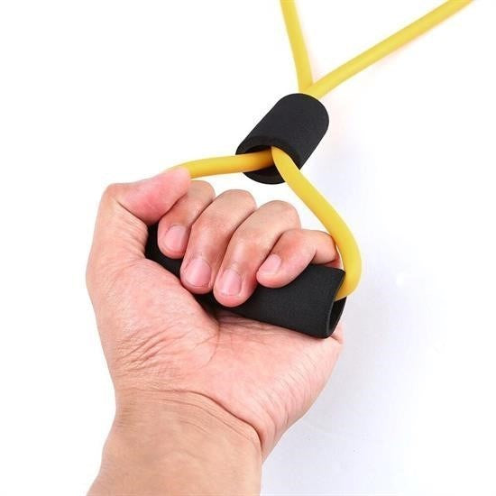 JetBura® 8 Şeklinde Direnç Bandı Yoga Plates Ve Vücut Geliştirme Egzersiz Bandı