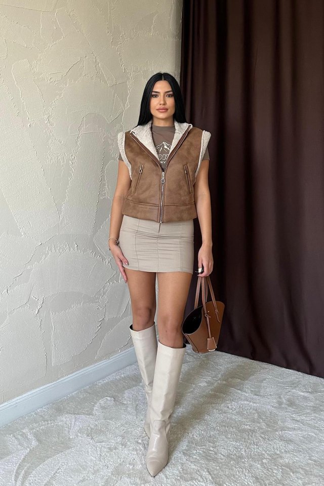 Vizon Cepli Kısa Yelek