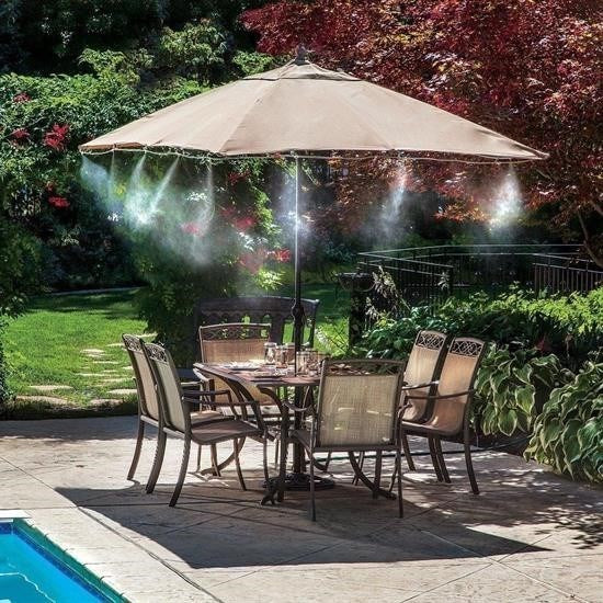 JetBura® 10 Metre Kendin Yap Balkon Veranda Çardak Kamelya Sulama Serinletme ve Nemlendirme Sistemi