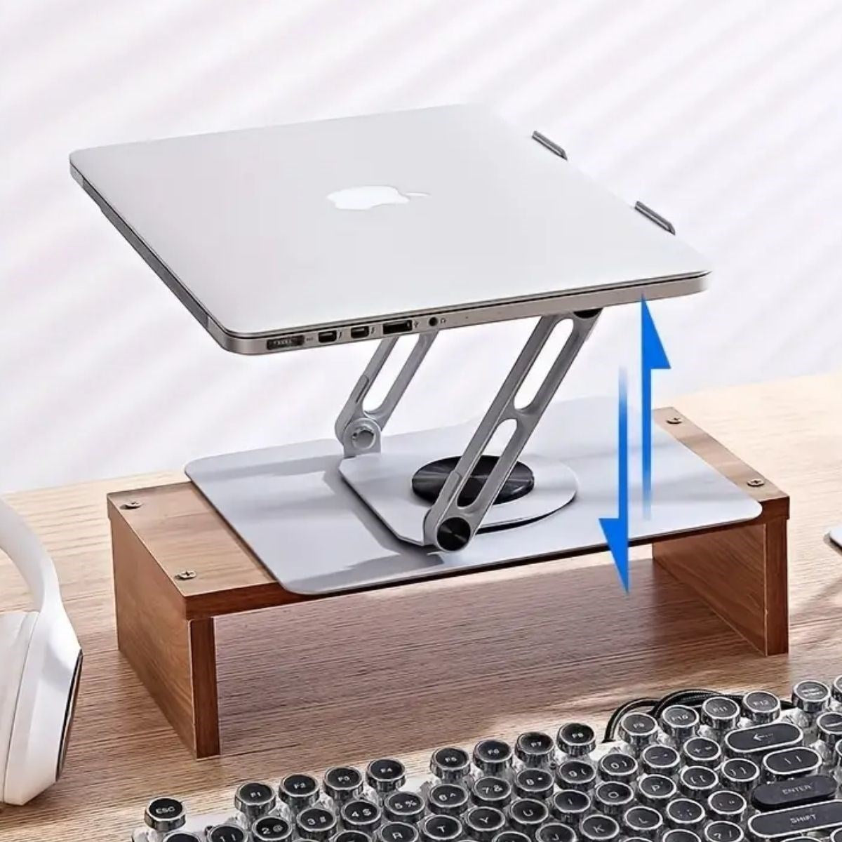 JetBura® 360 Derece Dönebilen Hava Aldıran Laptop Standı