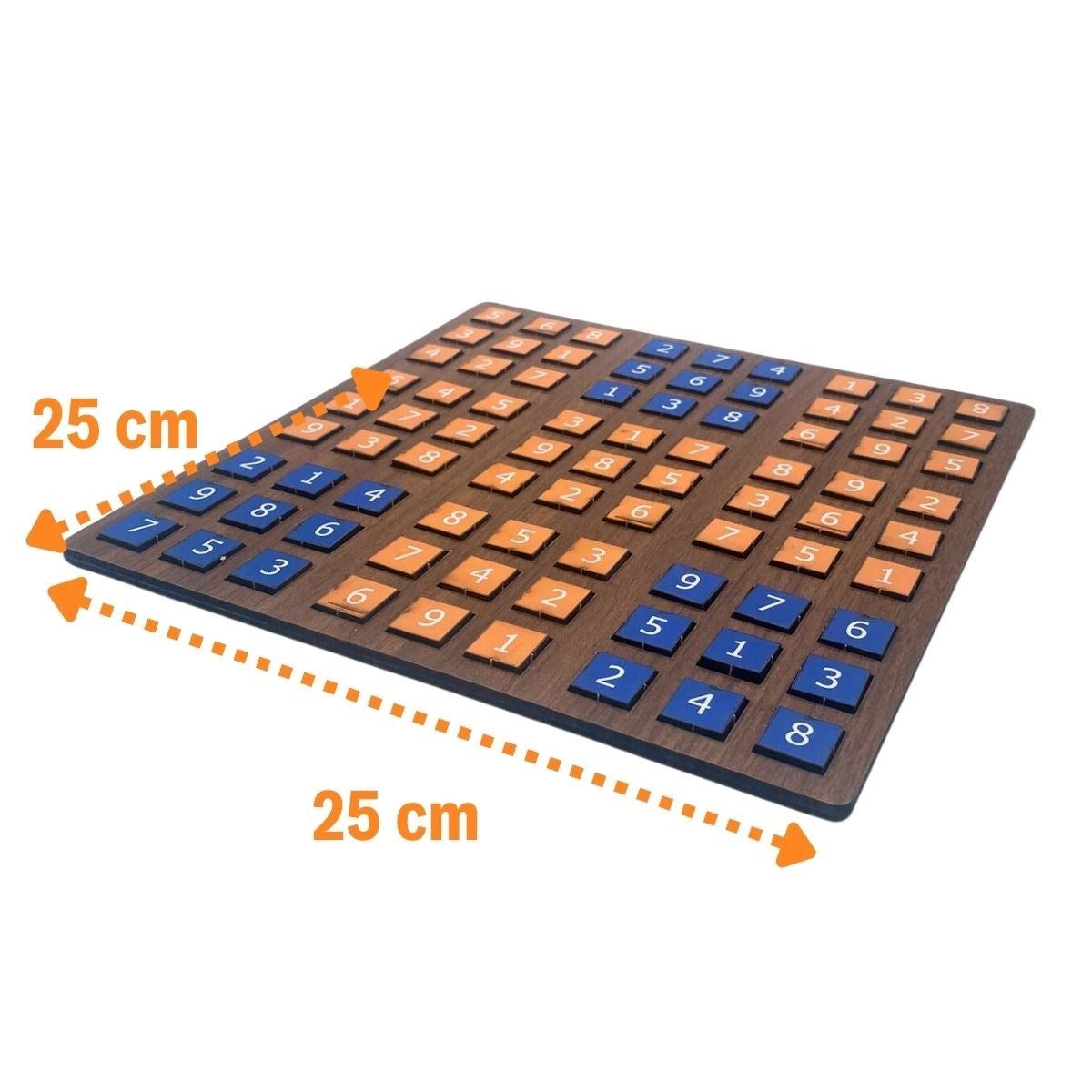 JetBura® 9 Bölümlü Ahşap Sudoku Eğitici Oyun Seti