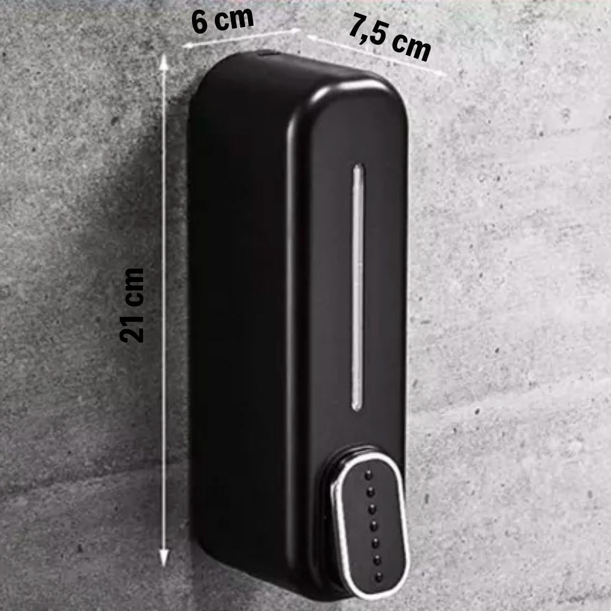 JetBura ® Siyah Duvara Monte Sıvı Sabunluk Dispenser 300 ml