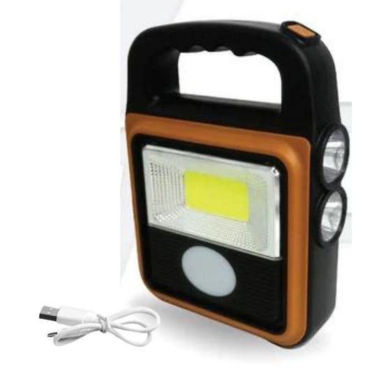 JetBura® Taşınabilir 4 Farklı Fonksiyonlu Güneş Enerjili ve USB ile Şarj Olabilen Portatif Led Işıldak HS-8020