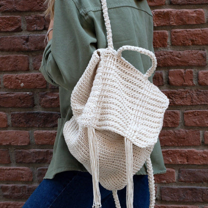 Loren Cotton Macrame Bej - R143 - 34365