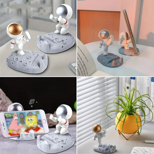 JetBura® Mini Astronot Model Telefon ve Tablet Tutucu Standı